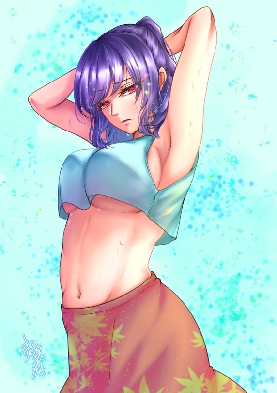 女性の絵